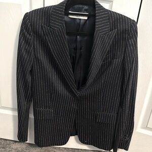 Golden Goose Deluxe Brand navy pinstriped‎ blazer large